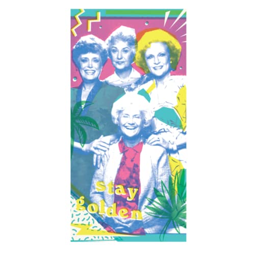 Franco Collectibles The Golden Girls Super Soft Cotton Bath/Pool/Beach Towel, 60 in x 30 in, (Official The Golden Girls Product)