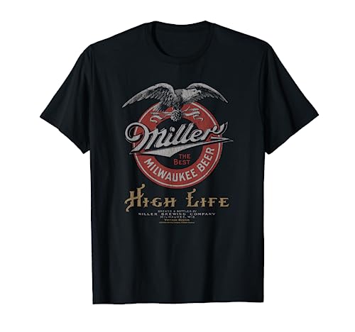 Coors Classic Miller High Life Vintage Beer Logo T-Shirt