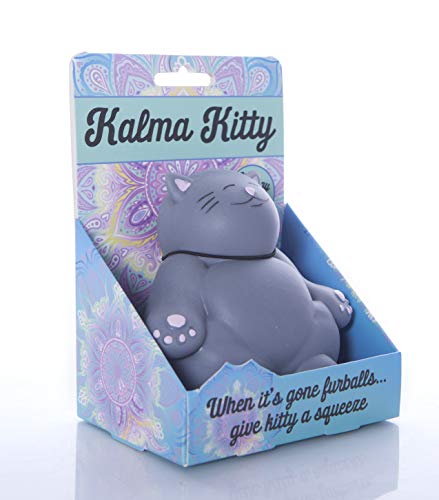 Boxer Gifts Kalma Kitty Stress Relief Toy | Unique Stress Balls for Adults & Teens - Squishy Fidget Toys for Anxiety - Cool Desk Accessories for Cat Lovers