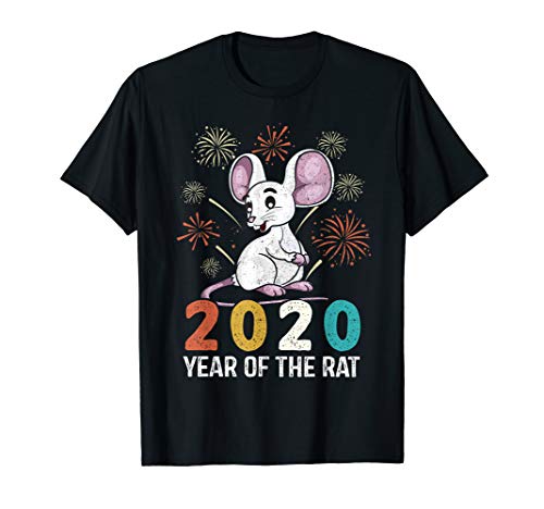 2020 Year of The Rat Chinese Zodiac Happy New Year Gifts T-Shirt