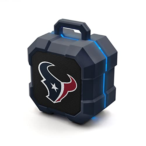 SOAR NFL Shockbox LED Wireless Bluetooth Speaker, Houston Texans
