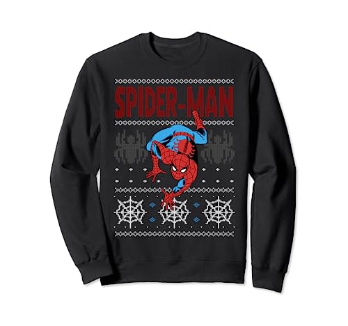 Marvel Spider-Man Crawl Ugly Christmas Sweater Sweatshirt Sweatshirt