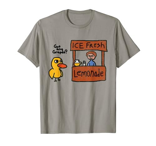 Ice Fresh Lemonade Got Any Grapes Duck Funny Gift T-Shirt
