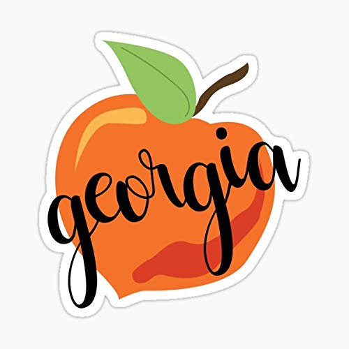 Georgia Peach Sticker - My STICKER Design - Sticker Graphic