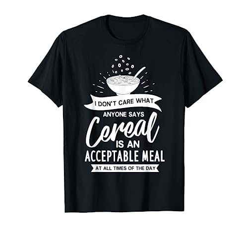 Cereal Killer Gift Bowl Box Breakfast T-Shirt