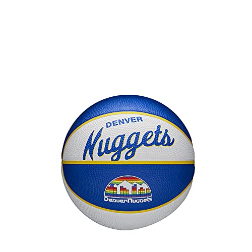 WILSON NBA Team Retro Mini Basketball - Denver Nuggets