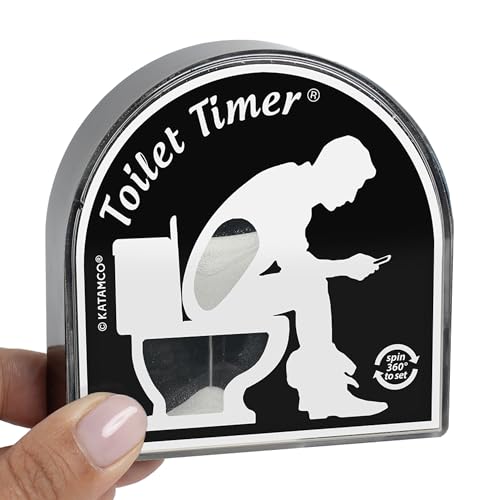 Katamco The Original Toilet Timer (Classic), As Seen on Shark Tank. Funny Gift for Men, Husband, Dad, Son, Birthday, Christmas, Stocking Stuffer.