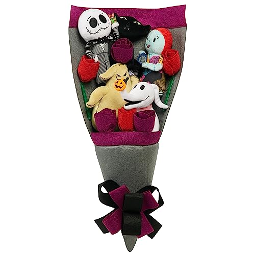 Disney Tim Burton's The Nightmare Before Christmas Bouquet Plushies, Officially Licensed Kids Toys for Ages 3 Up by Just Play