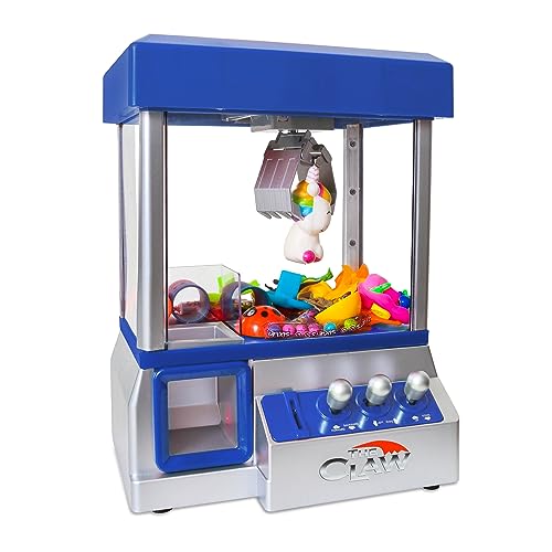 Bundaloo Claw Machine Arcade Game with Sound, Cool Fun Mini Candy Grabber Prize Dispenser Vending Toy for Kids, Boys & Girls (The Blue Version)