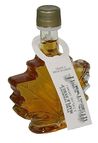 Butternut Mountain Medium Amber Leaf 1.7 Oz Bottle Vermont Maple Syrup