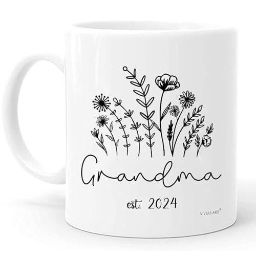 Mothers Day Gift for Grandma - Promoted To Grandma 2024 Mug, Future Grandma Gifts, New Grandma Gifts First Time, Grandma Mugs Coffee Present, Grandma To Be Gifts, Birthday Gifts For Grandmother