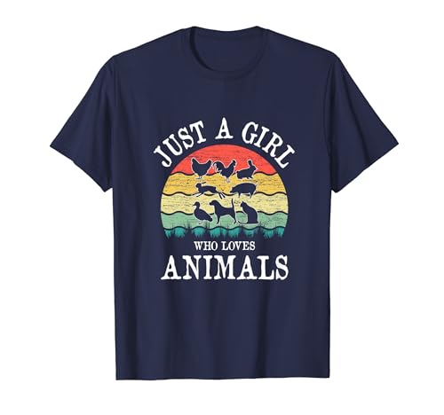 Just A Girl Who Loves Animals T-Shirt
