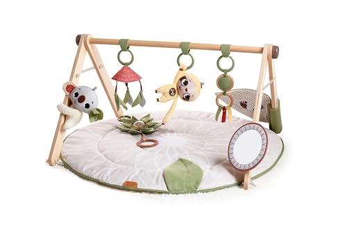 Tiny Love Boho Chic Gymini with Mirror and Detachable Toys, Wall Mount, Developmental Gym and Playmat for Babies, Newborns, and Infants