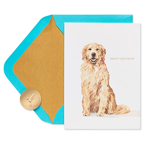 Papyrus Dog Birthday Card (Celebrate and Enjoy)