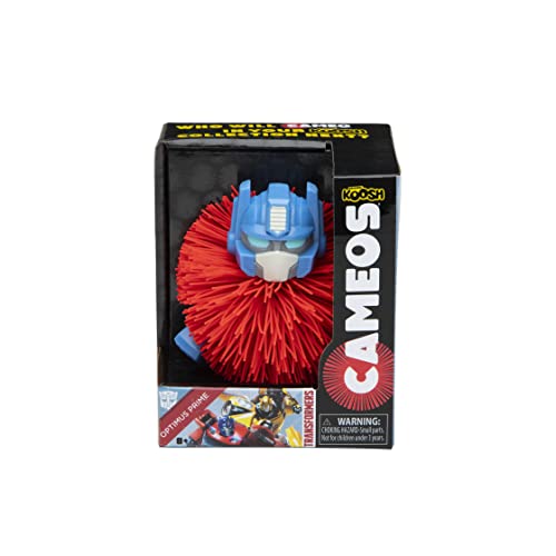 Koosh Cameos - Optimus Prime - Transformers - Tactile Fidget Ball Fan Gift Toy Collectible for Adults and for Kids, for Ages 8 Plus