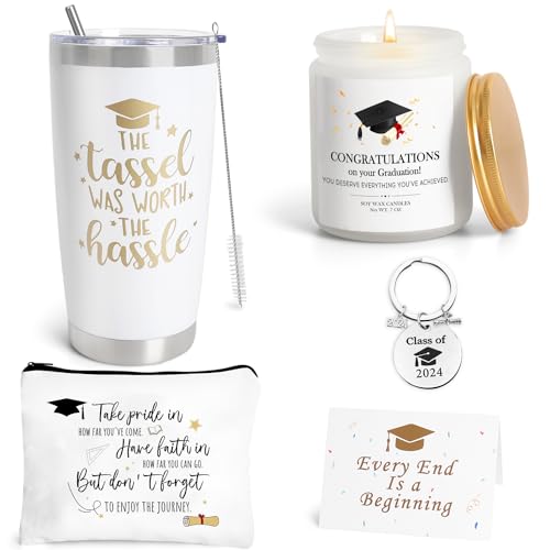 UAREHIBY Graduation Gifts for Her 2024,20 OZ Wine Tumbler Graduation Gifts for Senior College,Funny Graduation Gifts for Him,Congratulations Gifts for Nephew Niece Brother Sister Son Daughter