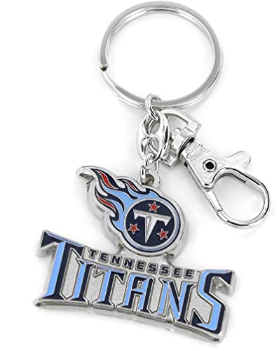 Aminco NFL Tennessee Titans Heavyweight Keychain, Blue, One Size