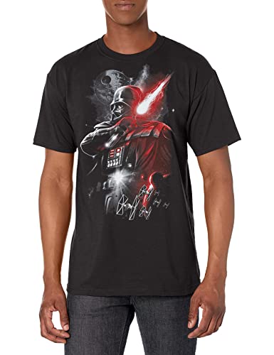 Star Wars mens Dark Lord Darth Vader Graphic Shirt , BLACK , Small
