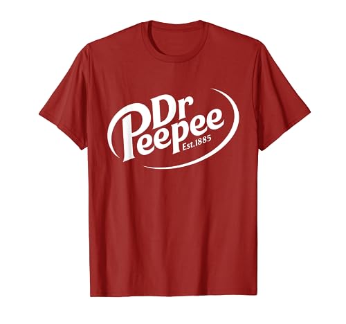 Dr. Peepee Shirt Funny Logo Parodien T-Shirt