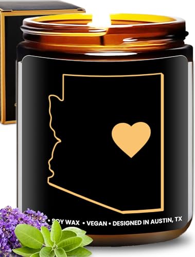 Arizona Candle, Gifts for Women, Arizona Gifts for Men, Arizona Souvenir Gifts, State Arizona Themed Gifts, Moving Away & Home Sick Gifts, Birthday, Christmas, Graduation, Gift-Ready