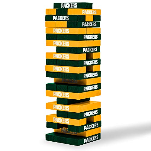 Wild Sports NFL Green Bay Packers Table Top Stackers 3' x 1' x .5', Team Color