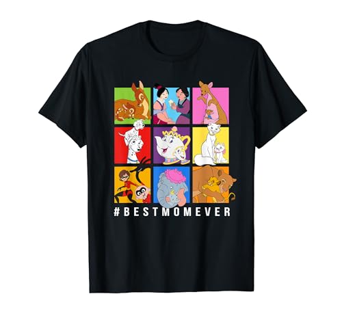 Disney Characters #BestMomEver Mother's Day T-Shirt