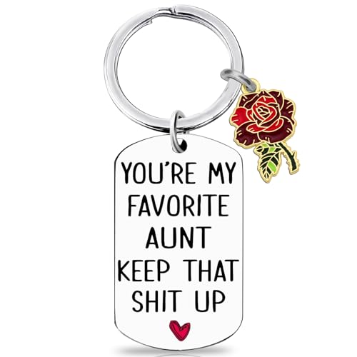 OEHEDOU Aunt Gifts From Niece Nephew Auntie Gift Ideas Best Aunt Ever Gifts Aunt Birthday Gifts For Aunt Best Auntie Gifts Great Aunt Gifts For Aunt From Niece Nephew Funny Aunt Keychain