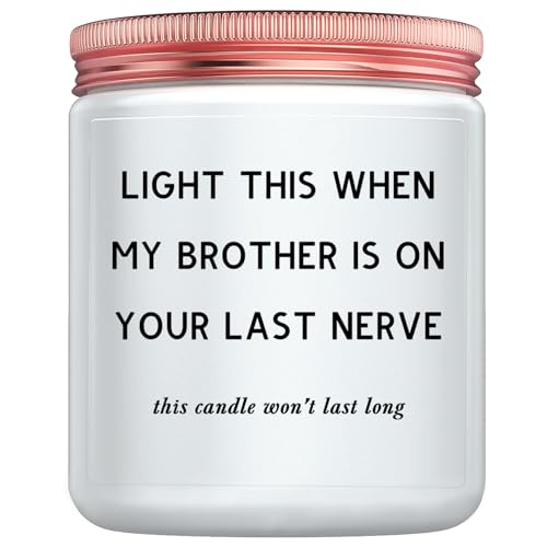 Funny Sister in Law Gifts for Best Sister-in-Law Birthday Gift Ideas - Mother's Day Christmas Wedding Gifts for Future Sister-in-Law Lavender Candle