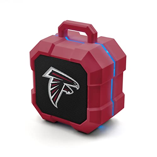 SOAR NFL Shockbox LED Wireless Bluetooth Speaker, Atlanta Falcons
