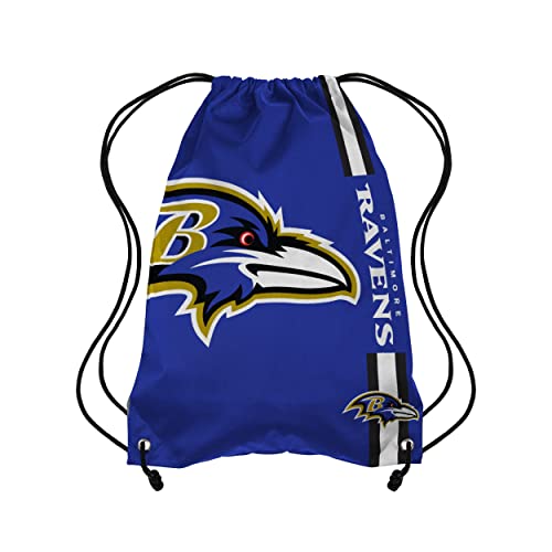 FOCO Baltimore Ravens NFL Big Logo Drawstring Backpack