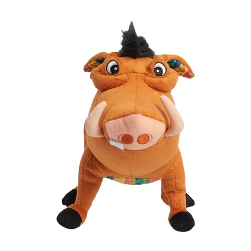 Just Play Disney The Lion King 30th Anniversary Pumbaa Small Plush Stuffed Animal, Warthog, Kids Toys for Ages 2 Up