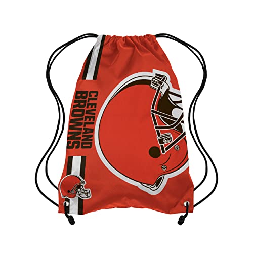 FOCO Cleveland Browns NFL Big Logo Drawstring Backpack