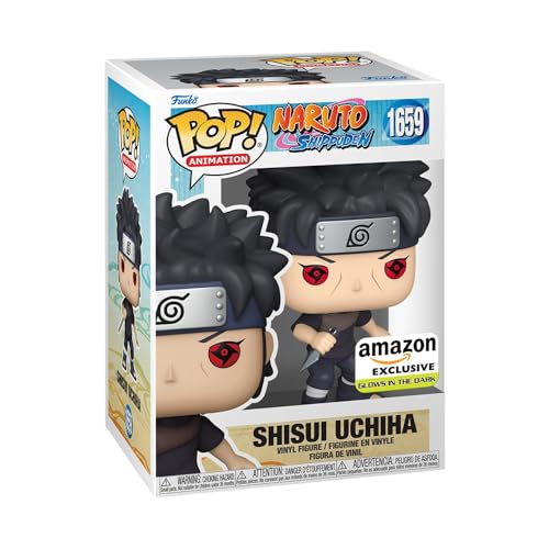 Funko Pop! Animation: Naruto: Shippuden - Shisui Uchiha with Kunai, Glow in The Dark, Amazon Exclusive