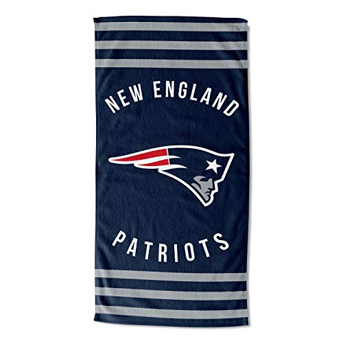 Northwest NFL New England Patriots Unisex-Adult Beach Towel, 30' x 60', Stripes