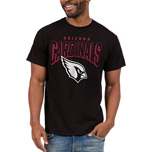 Junk Food Clothing x NFL - Arizona Cardinals - Bold Logo - Unisex Adult Short Sleeve Fan T-Shirt for Men and Women - Size X-Large
