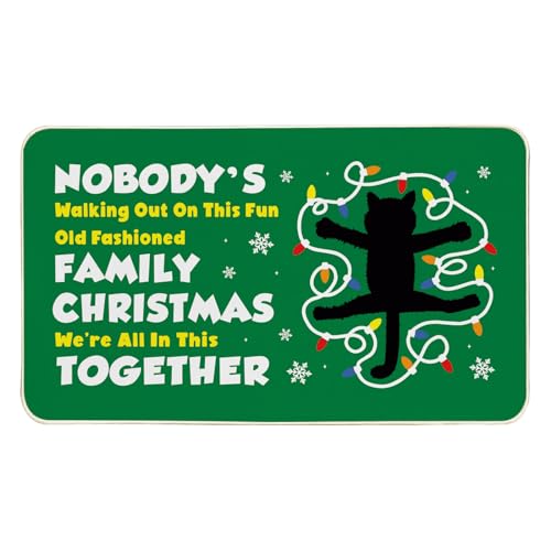 National Lampoon's Christmas Vacation Gift, Funny Christmas Door Mat, Griswold Family Cousin Eddie Christmas Vacation Merchandise, Cute Christmas Home Indoor Outdoor Decorations, Novelty Xmas Gifts