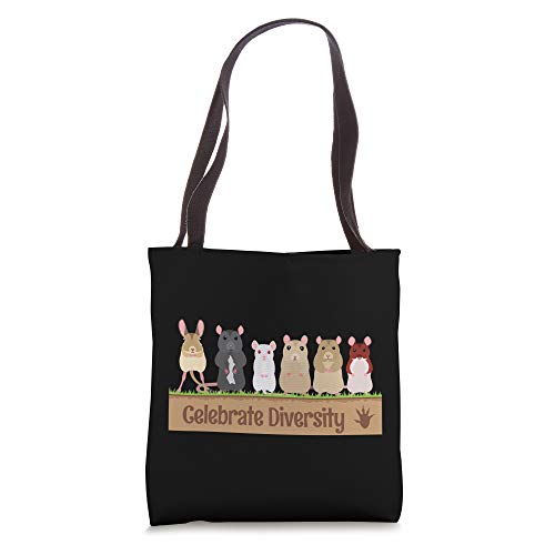 Celebrate Diversity Gift Rat Lovers Chinese Year of the Rat Tote Bag