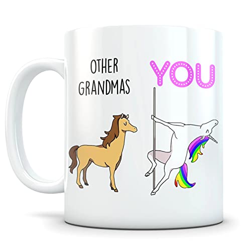 Gifts for Grandma - Grandma Christmas Gifts - Gifts for grandmother - Funny Grandma Mug Gift from Grandchildren - Nana Gifts for Grandma To Be - 11oz Mug