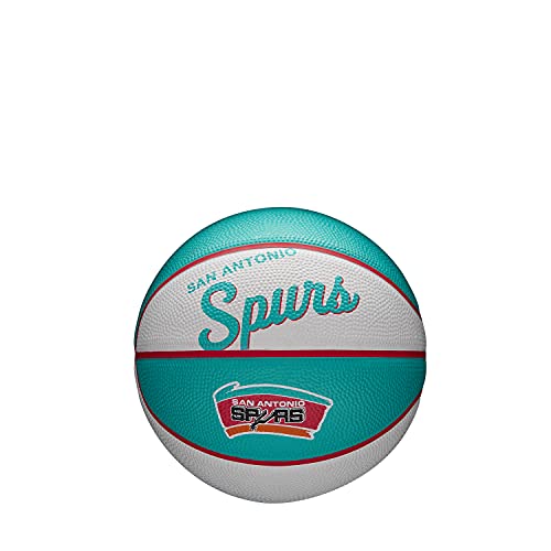 WILSON NBA Team Retro Mini Basketball - San Antonio Spurs