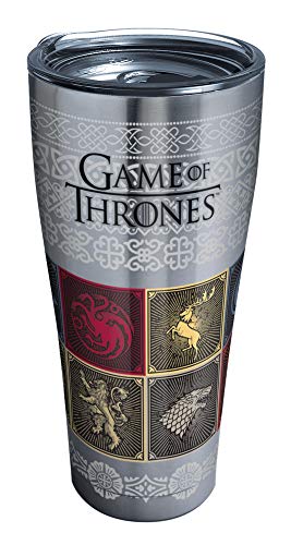 Tervis Triple Walled Game of Thrones House Sigils Insulated Tumbler Cup Keeps Drinks Cold & Hot, 30oz Legacy, Stainless Steel