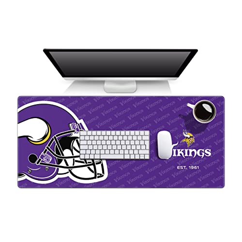 YouTheFan NFL Minnesota Vikings Logo Series Desk Pad