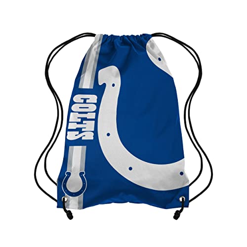 FOCO Indianapolis Colts NFL Big Logo Drawstring Backpack