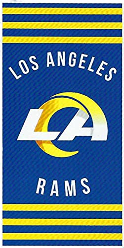 Northwest NFL Los Angeles Rams Beach Towel, 30' x 60', Stripes