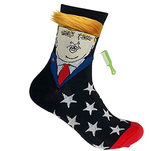 Trump Socks - Unisex Funny Gift Socks Novelty President 2024 Socks MAGA socks Gift Set (DZ) One Size