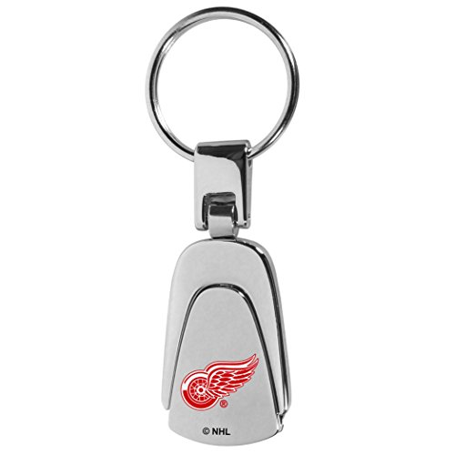 NHL Detroit Red Wings Unisex Siskiyou SportsSteel Teardop Key Chain, Metal, One Size