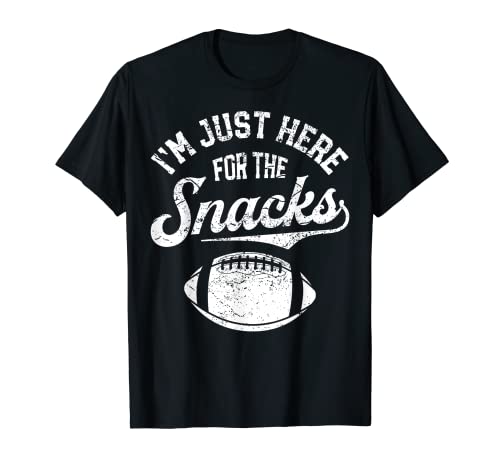 I'm Just Here For The Snacks Funny Fantasy Football League T-Shirt
