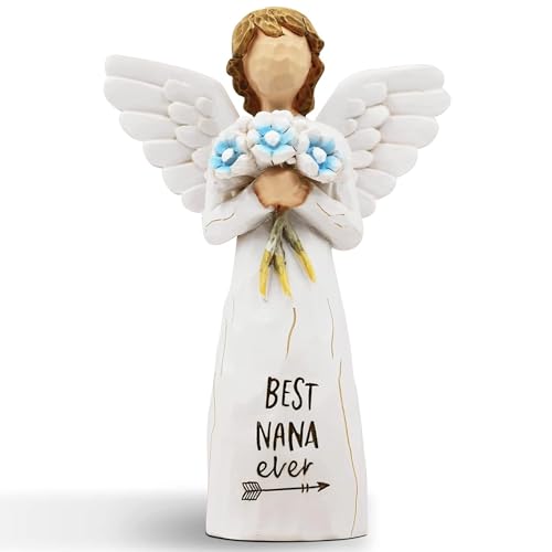 AUKEST Nana Gifts - Gifts for Nana, Mothers Day Birthday Gifts for Nana, Nana Birthday Gifts, Nana Gift, Best Nana Ever Gifts, Gifts for Grandma - Sculpted Hand-Painted Figure