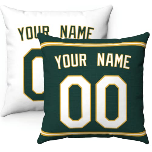 ANTKING Throw Pillow Oakland Personalized Custom Any Name and Number for Men Women Boy Gift