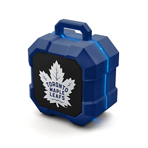 NHL Toronto Maple Leafs ShockBox LED Wireless Bluetooth Speaker, Team Color