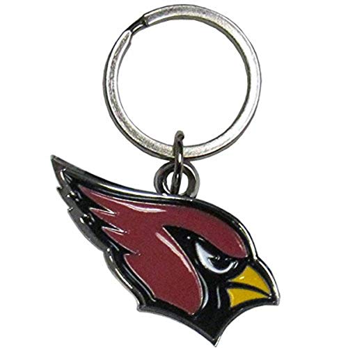 NFL Siskiyou Sports Fan Shop Arizona Cardinals Chrome & Enameled Key Chain One Size Team Colors